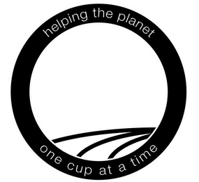 HELPING THE PLANET ONE CUP AT A TIME logo