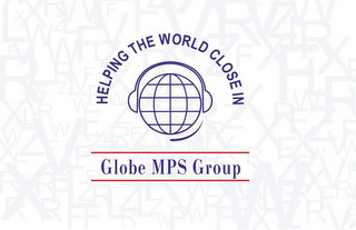 HELPING THE WORLD CLOSE IN GLOBE MPS GROUP logo