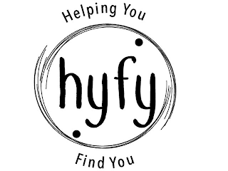 HELPING YOU FIND YOU HYFY logo