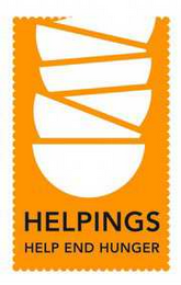 HELPINGS HELP END HUNGER logo