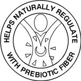 HELPS NATURALLY REGULATE WITH PREBIOTIC FIBER logo