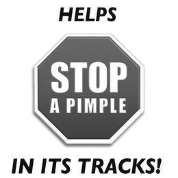HELPS STOP A PIMPLE IN ITS TRACKS! logo