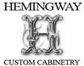 HEMINGWAY H CUSTOM CABINETRY logo