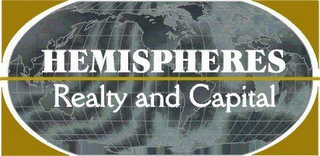 HEMISPHERES REALTY AND CAPITAL & DESIGN logo