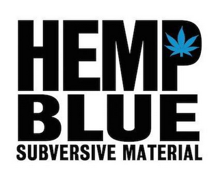 HEMP BLUE SUBVERSIVE MATERIAL logo