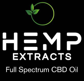 HEMP EXTRACTS FULL SPECTRUM CBD OIL logo