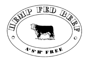 HEMP FED BEEF A S H FREE logo