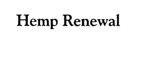 HEMP RENEWAL logo