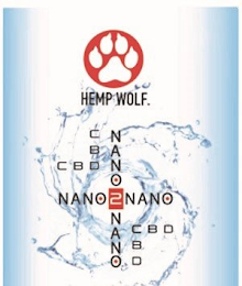 HEMP WOLF CBD NANO 2 NANO logo