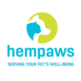 HEMPAWS SERVING YOUR PET'S WELL BEING logo