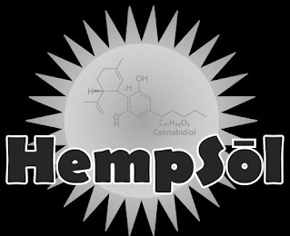 HEMPSOL CANNABIDIOL H H OH OH C21 H30 O2 logo