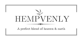 HEMPVENLY A PERFECT BLEND OF HEAVEN AND EARTH logo