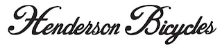 HENDERSON BICYCLES logo