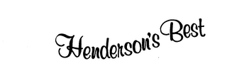 HENDERSON'S BEST logo