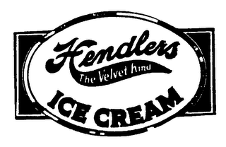 HENDLERS THE VELVET KIND ICE CREAM logo