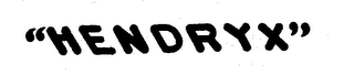 HENDRYX logo