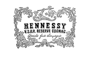 HENNESSY V.S.O.P. RESERVE COGNAC GRANDE FINE CHAMPAGNE logo