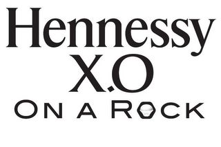 HENNESSY X.O ON A ROCK logo