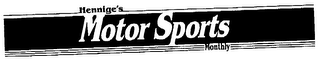 HENNIGE'S MOTOR SPORTS MONTHLY logo