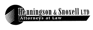 HENNINGSON & SNOXELL LTD ATTORNEYS AT LAW logo