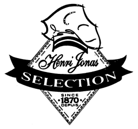 HENRI JONAS SELECTION SINCE 1870 DEPUIS logo