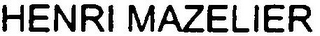 HENRI MAZELIER logo