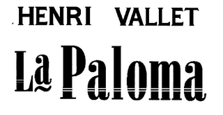 HENRI VALLET LA PALOMA logo