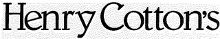 HENRY COTTON'S logo