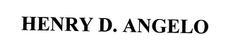 HENRY D. ANGELO logo