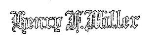 HENRY F. MILLER logo
