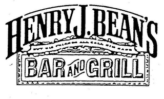 HENRY J. BEAN'S BAR AND GRILL logo