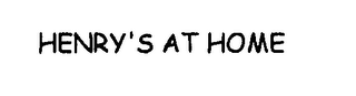 HENRY'S AT HOME logo
