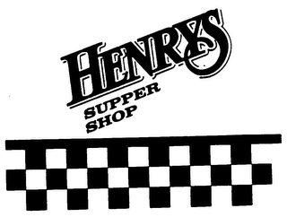 HENRYS SUPPER SHOP logo