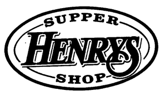 HENRYS SUPPER SHOP logo