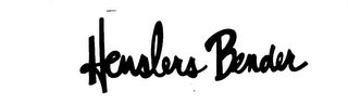 HENSLER BENDER logo