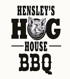 HENSLEY'S HOG HOUSE BBQ logo