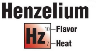 HENZELIUM HZ 10 7 FLAVOR HEAT logo
