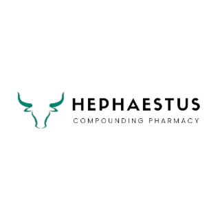 HEPHAESTUS COMPOUNDING PHARMACY logo