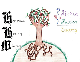 HEPHZIBAH HEALING MINISTRY PURPOSE HIS PRESENCE PASSION SUCCESS GOD logo