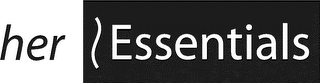 HER ESSENTIALS logo