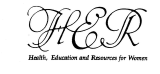 HER HEALTH, EDUCATION AND RESOURCES FORWOMEN logo