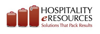 HER HOSPITALITY E RESOURCES SOLUTIONS THAT PACK RESULTS logo