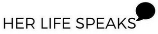 HER LIFE SPEAKS logo