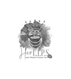 HER L.I.P.S LEAD INFLUENCE PURPOSE SERVICE logo