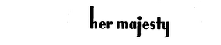 HER MAJESTY logo