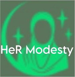 HER MODESTY logo