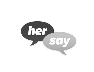 HER SAY logo