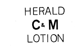 HERALD C&M LOTION logo