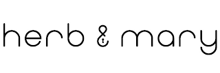 HERB & MARY logo