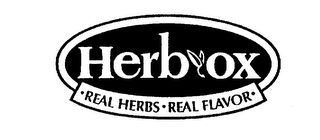 HERB OX REAL HERBS REAL FLAVOR logo